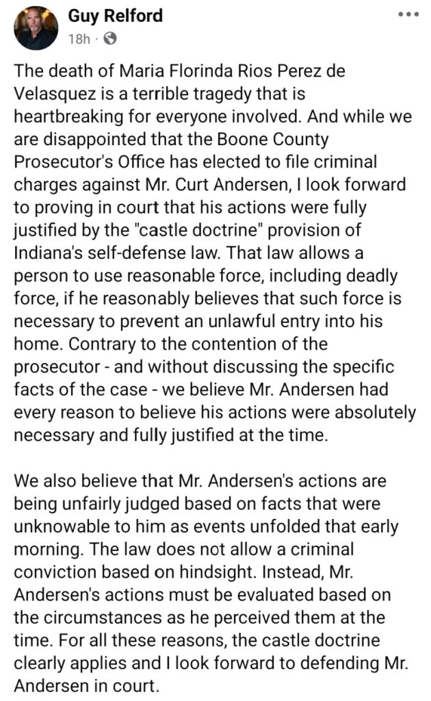 facebook post by attorney