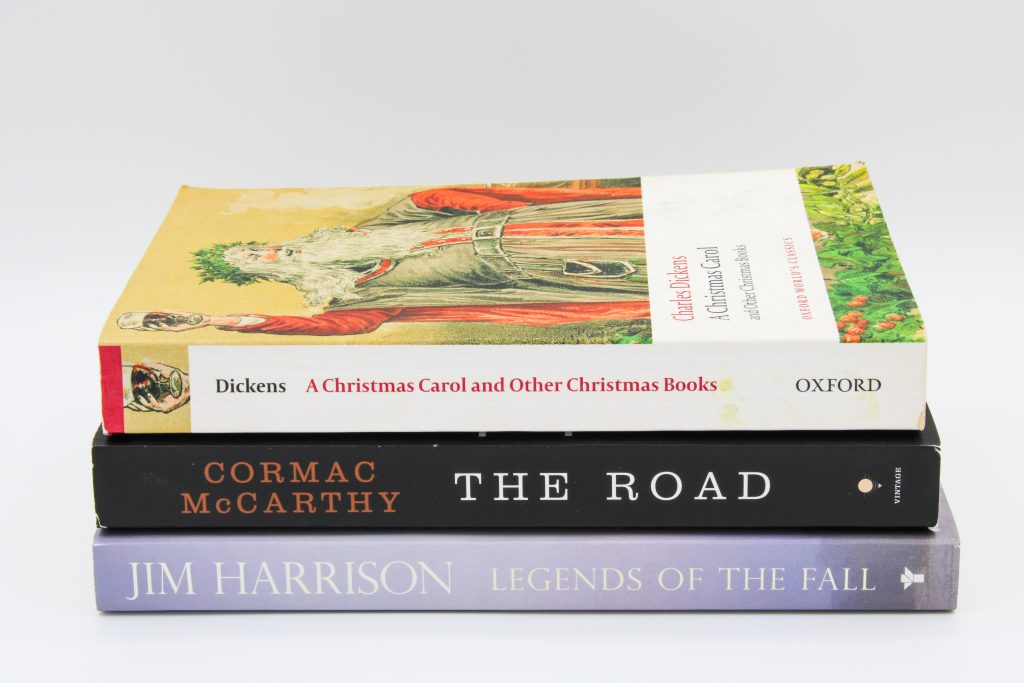 A Christmas Carol, Legends of the Fall, and The Road. 