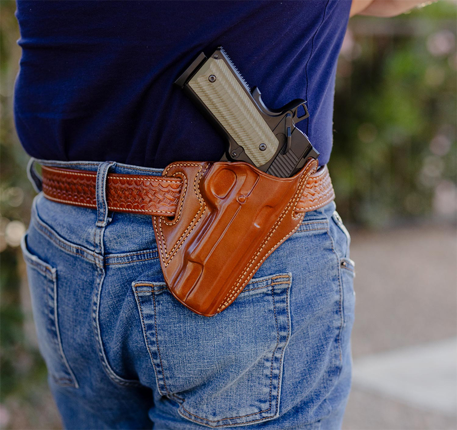 Galco Combat Sweeper holster OWB pancake
