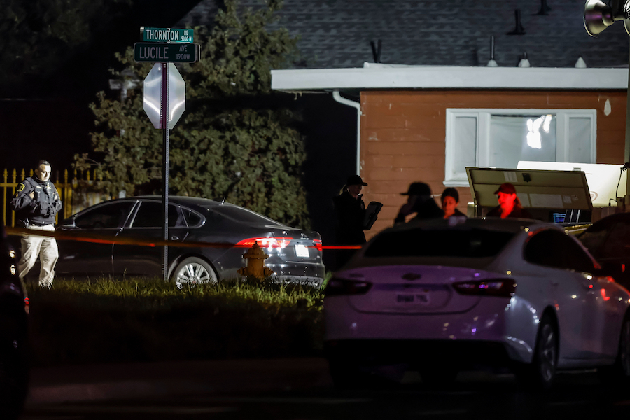 California Shooting stockton crime scene AP