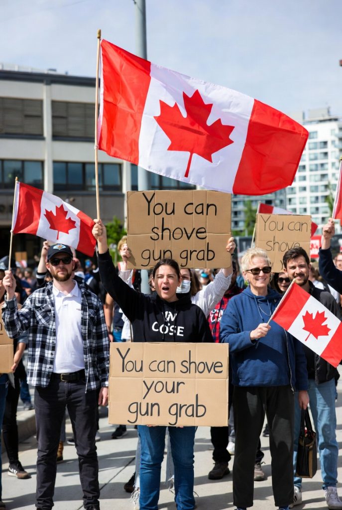 Canada gun buyback confiscation protest