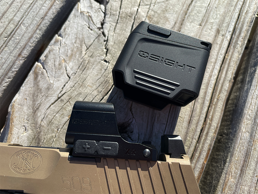 Osight XR 5 reticle enclosed red dot sight