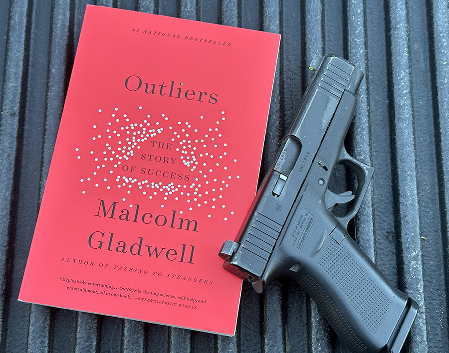 outliers malcolm gladwell pistol glock 17