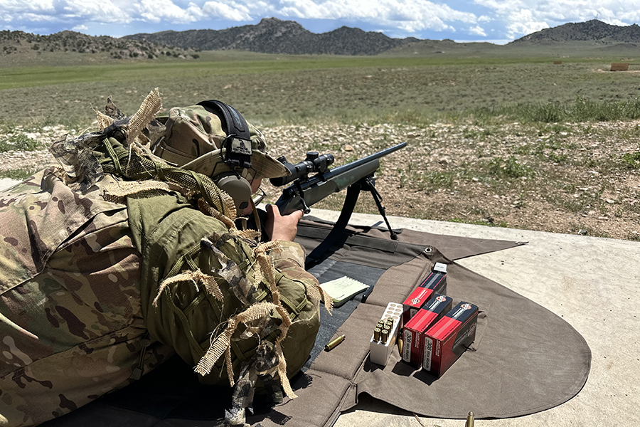 range train rifle bolt gun prone