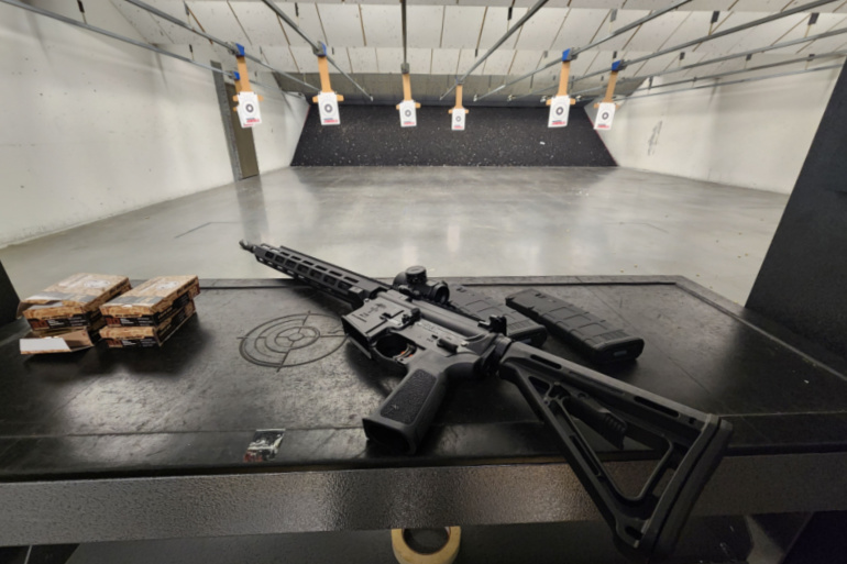 ar-15 on range