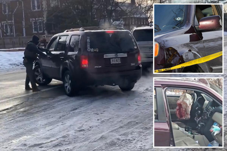 minneapolis video of woman using vehicle as weapon
