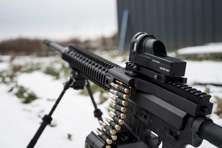 lima six belt fed ar-15