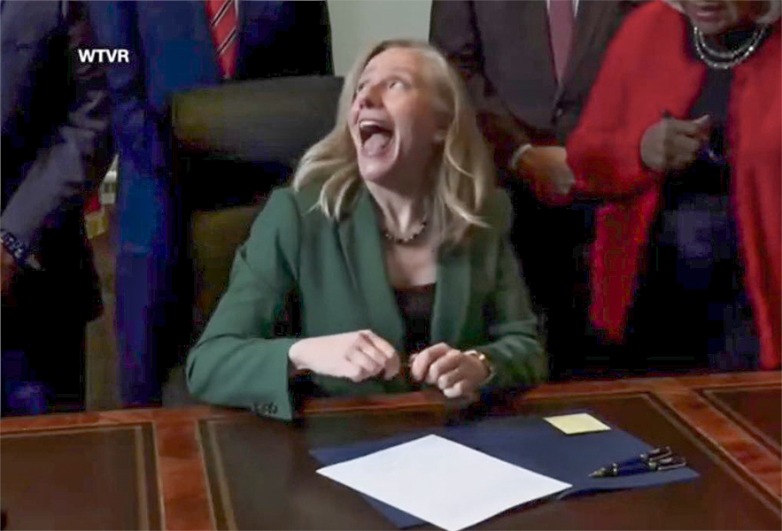 abigail spanberger laughing